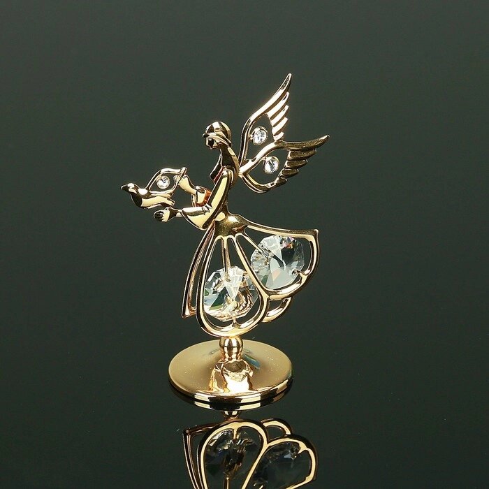 Сувенир «Ангел с голубем», 357.5 см, с кристаллами от компании Интернет - магазин Flap - фото 1