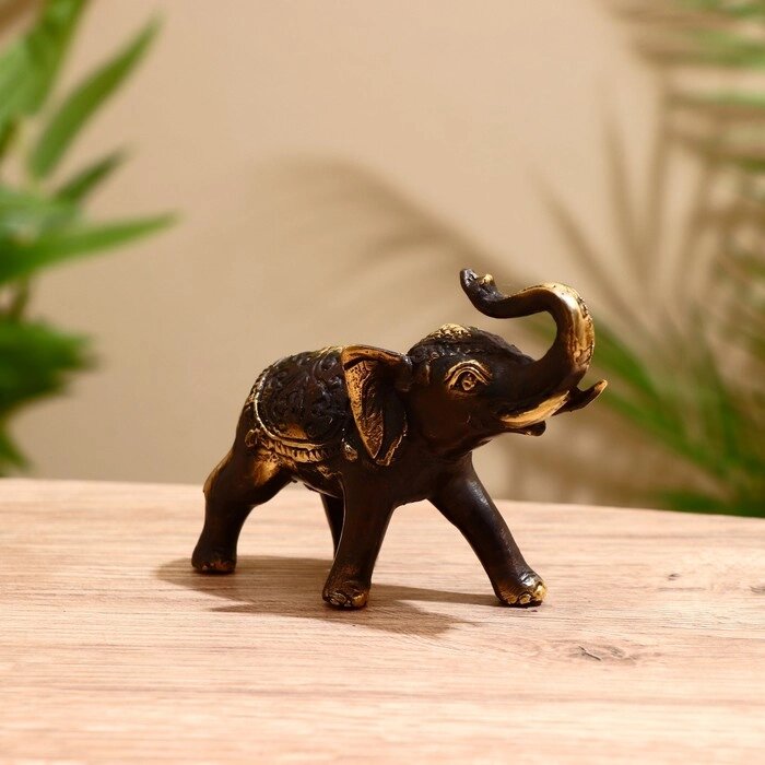 Сувенир бронза "Королевский слон" 15,5х7х12 см от компании Интернет - магазин Flap - фото 1