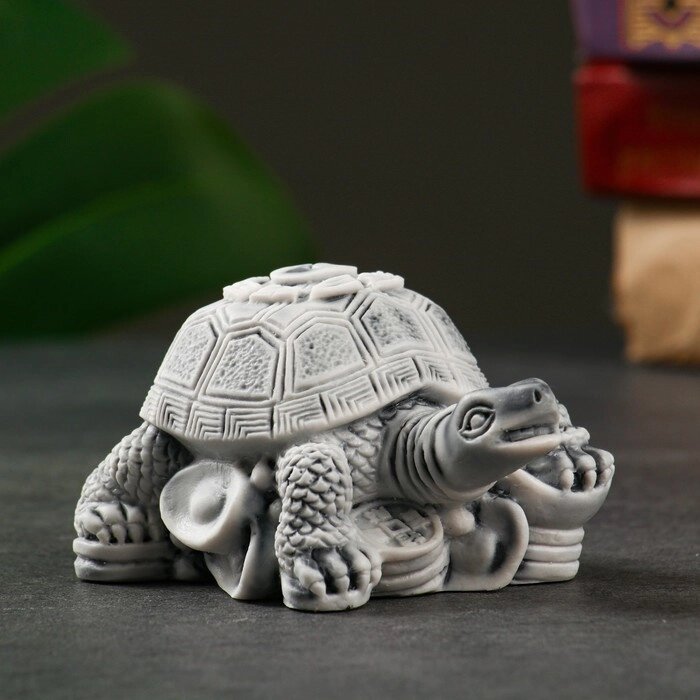 Сувенир "Черепаха на монетах" 6см от компании Интернет - магазин Flap - фото 1