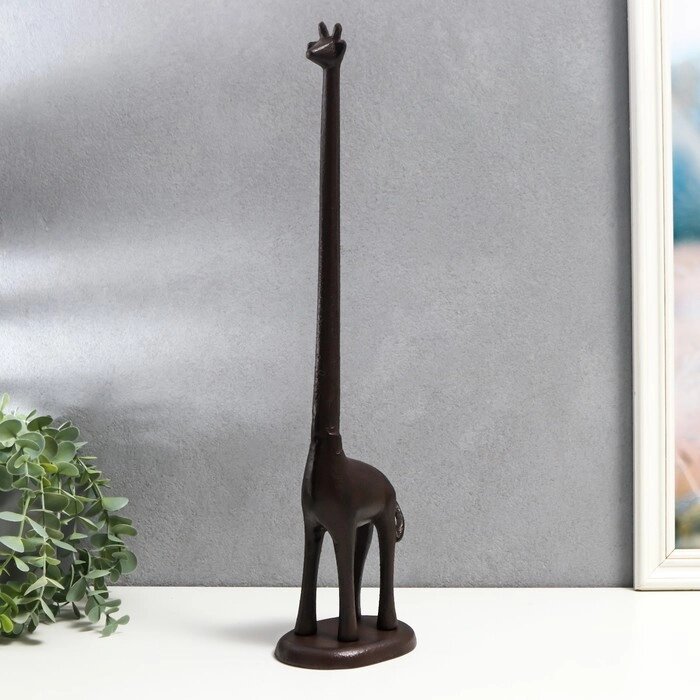 Сувенир чугун "Жираф" 36х15 см от компании Интернет - магазин Flap - фото 1