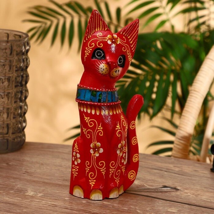 Сувенир "Кошка" албезия 30 см от компании Интернет - магазин Flap - фото 1