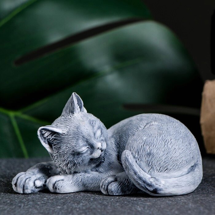 Сувенир "Кошка спящая" 5см от компании Интернет - магазин Flap - фото 1