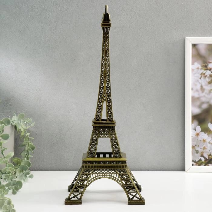 Сувенир металл "Эйфелева башня" 38х15,5х15 см от компании Интернет - магазин Flap - фото 1