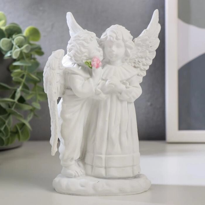 Сувенир полистоун "Белоснежные ангелы - секрет" 14,7х10х7 см от компании Интернет - магазин Flap - фото 1