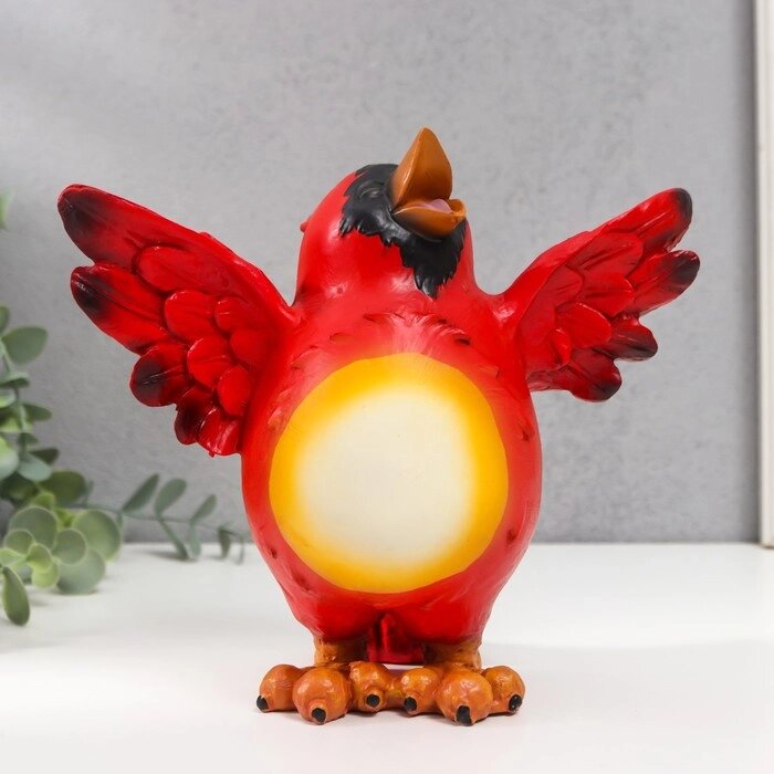 Сувенир полистоун "Красная птица" 18х10,5х19,5 см от компании Интернет - магазин Flap - фото 1