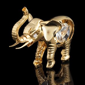 Сувенир «Слонёнок», 62,75 см, с кристаллами