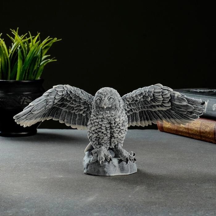 Сувенир "Сова полярная с расправленными крыльями" 10,5см от компании Интернет - магазин Flap - фото 1