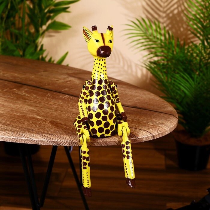 Сувенир "Жираф" висячие лапки, дерево 30 см от компании Интернет - магазин Flap - фото 1