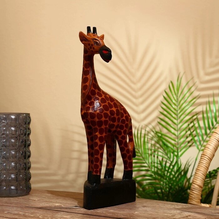 Сувенир "Жирафик" албезия 15х10х40 см от компании Интернет - магазин Flap - фото 1