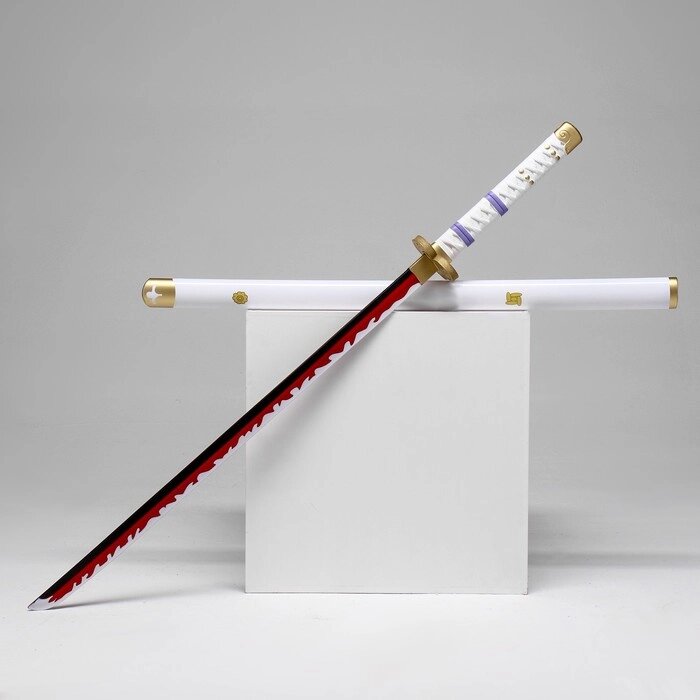 Сувенирное оружие "Катана Энма" 102 см, белая, пенополистирол от компании Интернет - магазин Flap - фото 1