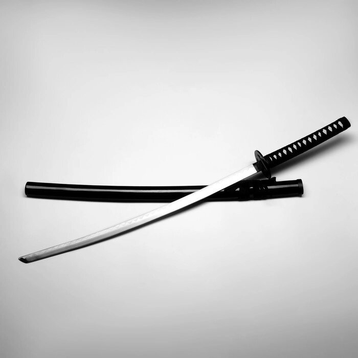Сувенирное оружие "Катана Минору" 100 см, чёрный глянец от компании Интернет - магазин Flap - фото 1