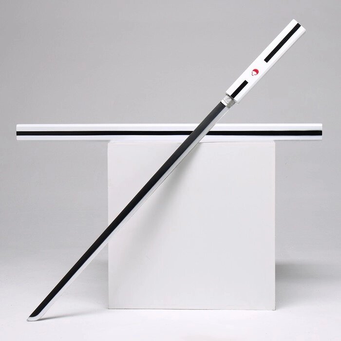 Сувенирное оружие "Катана Нару" 96 см, белая с черным, пенополистирол от компании Интернет - магазин Flap - фото 1