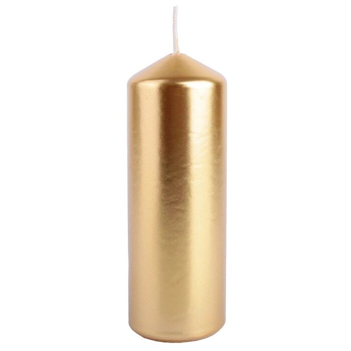 Свеча "Столбик", золотая, 5,515см от компании Интернет - магазин Flap - фото 1