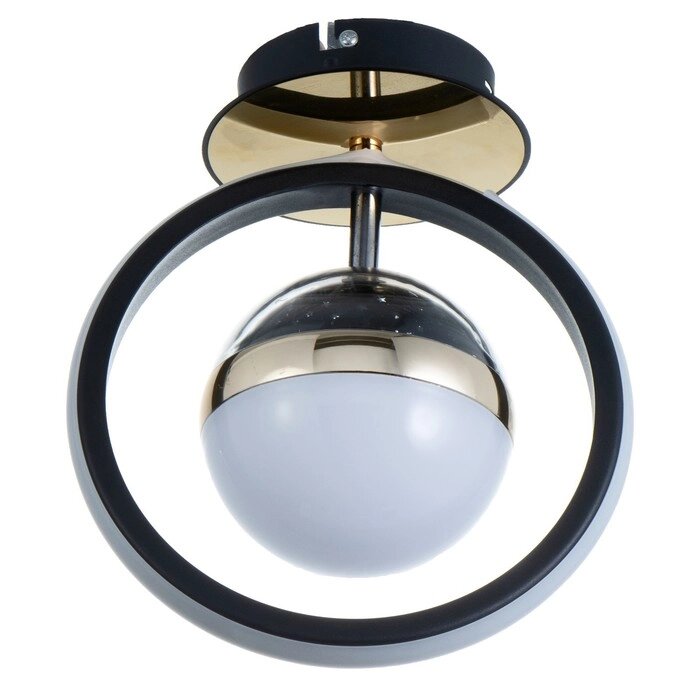 Светильник "Альциона" LED 37Вт 3000-6000К черно-золотой 20х20х22 см BayerLux от компании Интернет - магазин Flap - фото 1