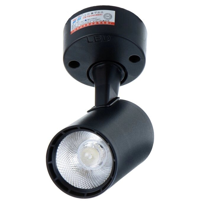 Светильник "Делми" LED 7Вт 6000К черный 7,8х11 см от компании Интернет - магазин Flap - фото 1
