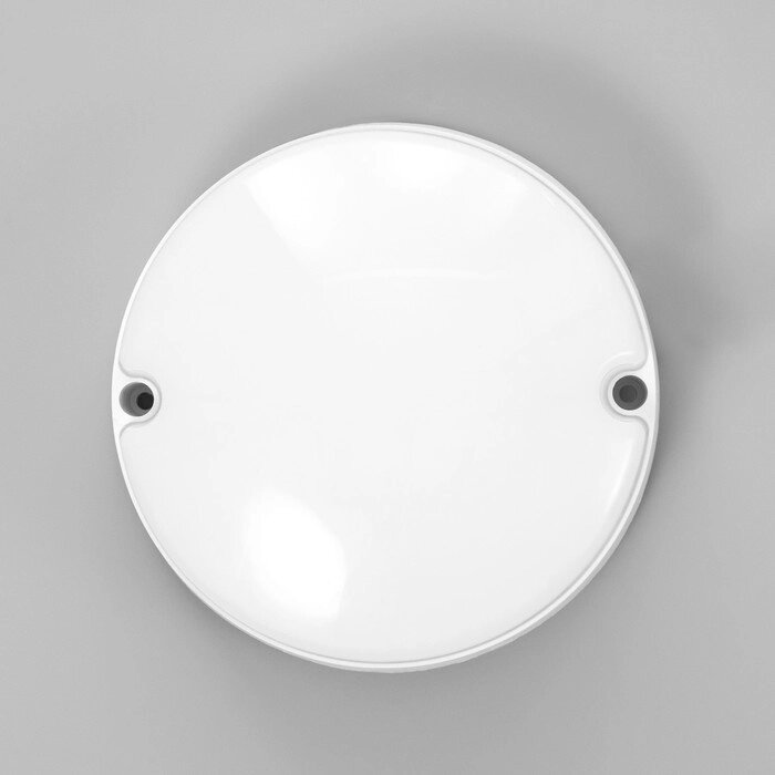 Светильник "Круг" LED 10Вт IP65 белый 5х5х14 см от компании Интернет - магазин Flap - фото 1