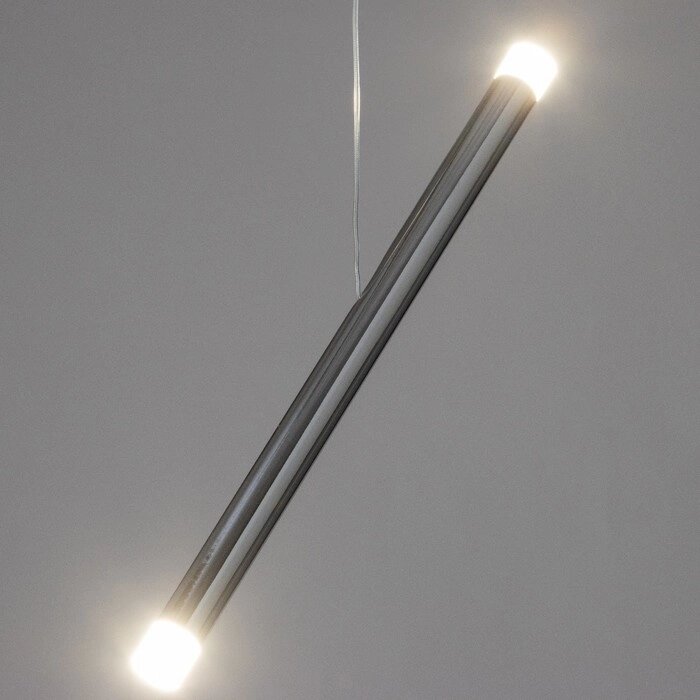 Светильник подвесной "Балансия" LED 6Вт 4000К хром 3х3х40-140см от компании Интернет - магазин Flap - фото 1