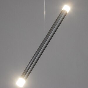 Светильник подвесной "Балансия" LED 6Вт 4000К хром 3х3х40-140см