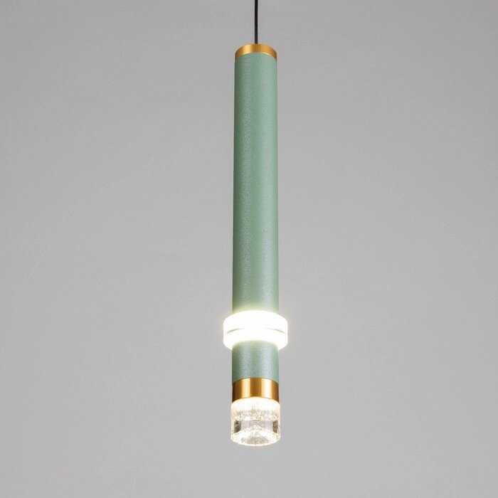 Светильник подвесной "Регент" LED 5Вт 4000К зеленый 3,3х3,3х30-130см от компании Интернет - магазин Flap - фото 1