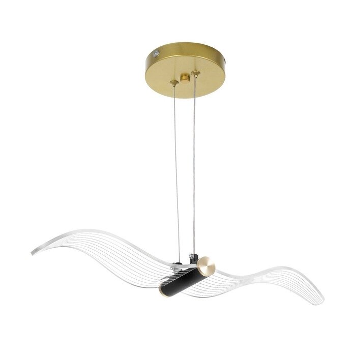 Светильник "Птица" LED 12Вт 3000-6000К золото 5х30х5см от компании Интернет - магазин Flap - фото 1