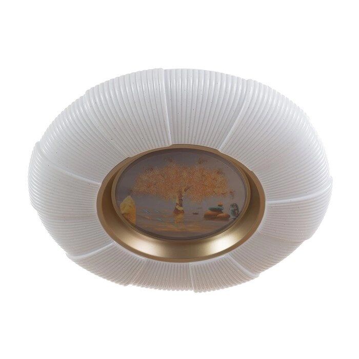 Светильник с ПДУ "Сакура" LED 72Вт диммер 48х48х7см от компании Интернет - магазин Flap - фото 1