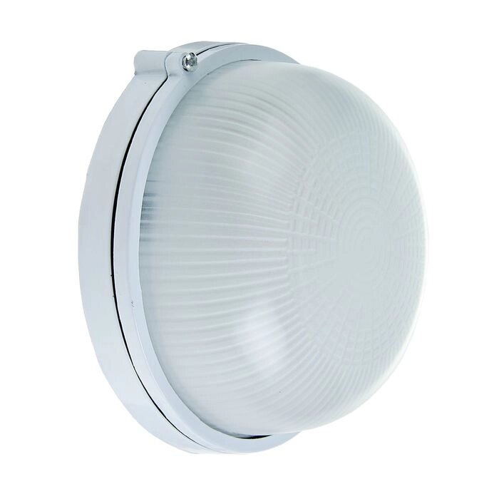 Светильник TDM НПБ1301, Е27, 60 Вт, IP54, круглый, белый от компании Интернет - магазин Flap - фото 1