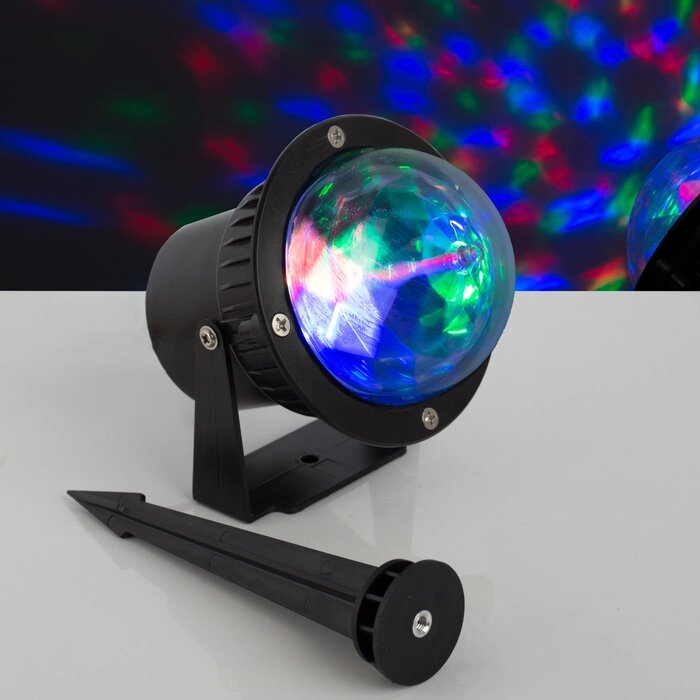 Световой прибор «Хрустальный шар», IP65, свечение RGB, 12 В от компании Интернет - магазин Flap - фото 1