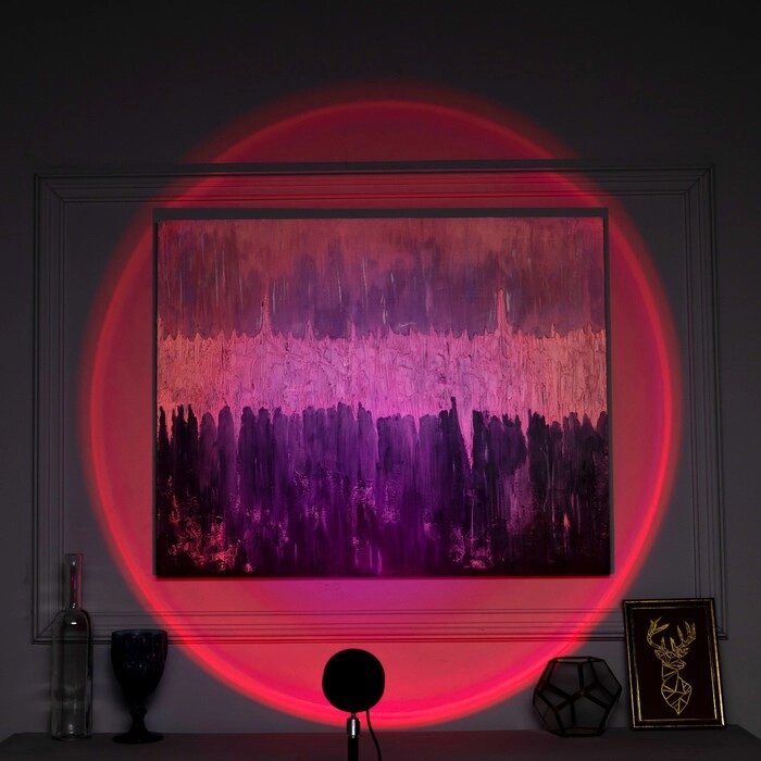 Световой прибор «Закат», 5 картриджей, регулировка высоты, свечение мульти (RGB), 5 В от компании Интернет - магазин Flap - фото 1