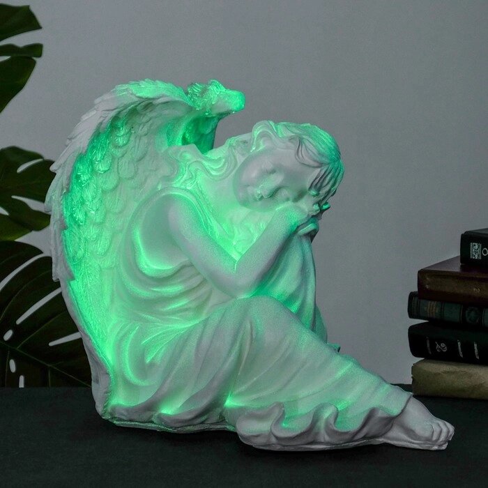 Светящаяся фигура "Ангел дева сидя большая" 45х35х39см от компании Интернет - магазин Flap - фото 1