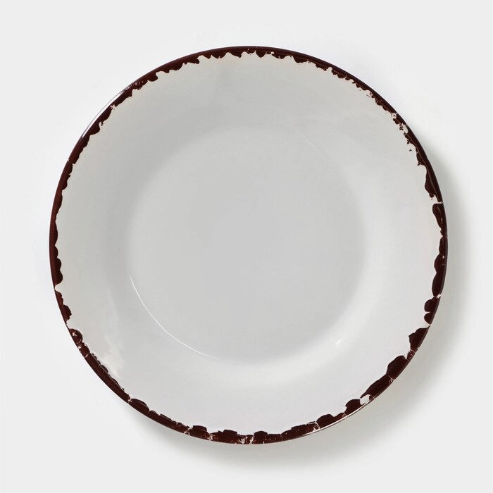 Тарелка фарфоровая Antica perla, d=24 см от компании Интернет - магазин Flap - фото 1
