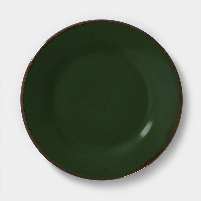 Тарелка фарфоровая Punto verde, d=24 см от компании Интернет - магазин Flap - фото 1
