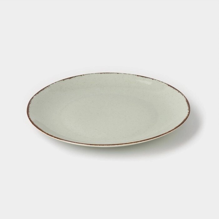 Тарелка Pearl, d=27 см, цвет мятный, фарфор от компании Интернет - магазин Flap - фото 1