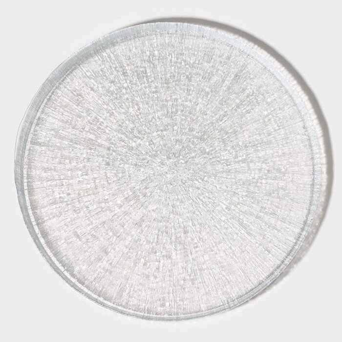 Тарелка стеклянная обеденная с бортиком «Нуук», d=28 см от компании Интернет - магазин Flap - фото 1