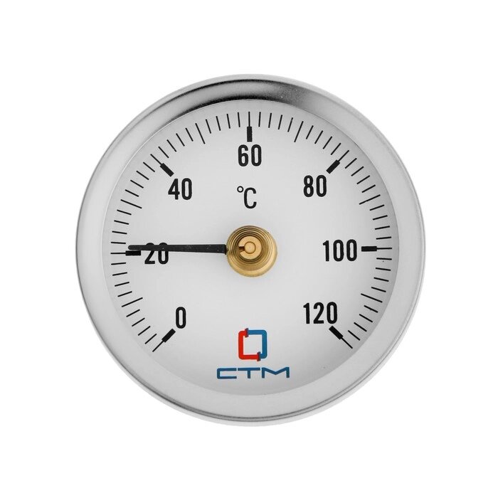 Термометр накладной "СТМ" CTTND63, d=63 мм, 120°C, с пружиной от компании Интернет - магазин Flap - фото 1