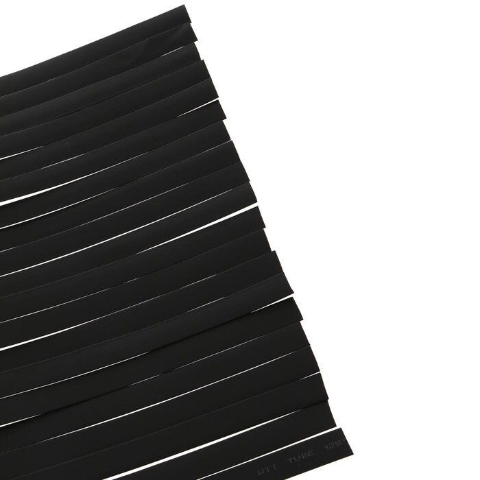 Термоусаживаемая трубка 10/5 мм, черная, упаковка 20 шт. по 1 м от компании Интернет - магазин Flap - фото 1