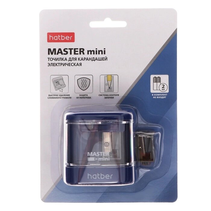 Точилка электрическая Hatber Master mini, 1 отверстие от компании Интернет - магазин Flap - фото 1