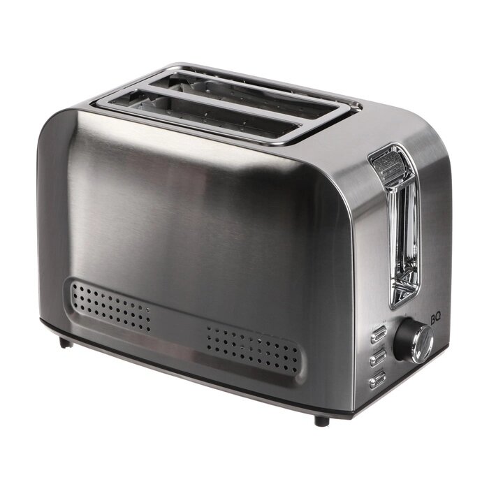 Тостер BQ T1009, 800 Вт, 7 режимов прожарки, 2 тоста, разморозка, серебристый от компании Интернет - магазин Flap - фото 1