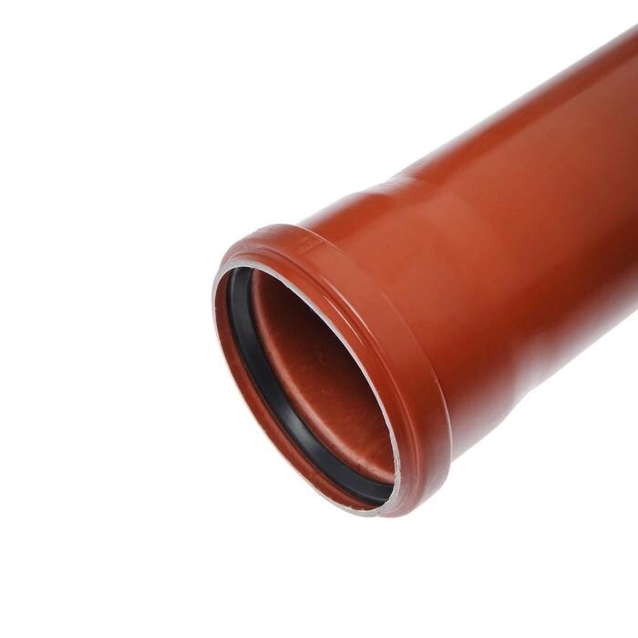 Труба канализационная FLEXTRON, наружная, d=110 мм, толщина 3.2 мм, 3000 мм от компании Интернет - магазин Flap - фото 1