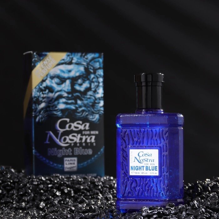 Туалетная вода мужская Cosa Nostra Night Blue Intense Perfume, 100 мл от компании Интернет - магазин Flap - фото 1