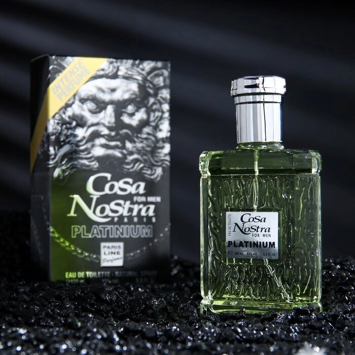 Туалетная вода мужская Cosa Nostra Platinium Intense Perfume, 100 мл от компании Интернет - магазин Flap - фото 1