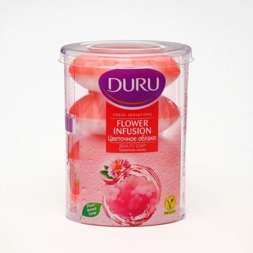 Туалетное мыло DURU FR. SEN, «Цветочное облако» ,4*100 гр