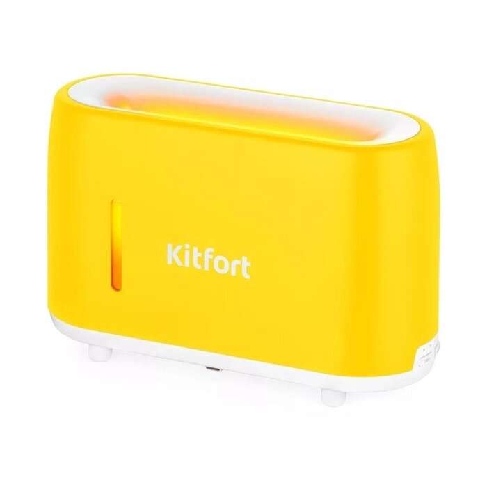Увлажнитель воздуха Kitfort КТ-2887-1, ультразвуковой, 15.6 Вт, 0.24 л, жёлто-белый от компании Интернет - магазин Flap - фото 1