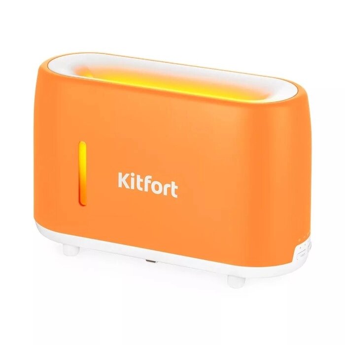 Увлажнитель воздуха Kitfort КТ-2887-2, ультразвуковой, 15.6 Вт, 0.24 л, оранжево-белый от компании Интернет - магазин Flap - фото 1