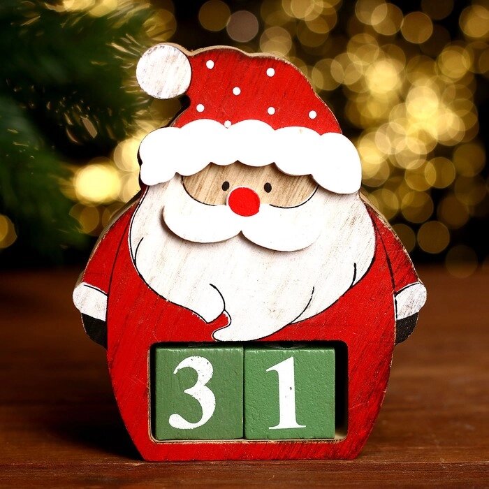 Вечный календарь «Дед Мороз» 12,5  3,5  13 см от компании Интернет - магазин Flap - фото 1