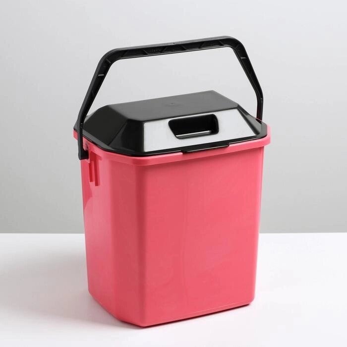 Ведро для мусора, 10 л, цвет МИКС от компании Интернет - магазин Flap - фото 1