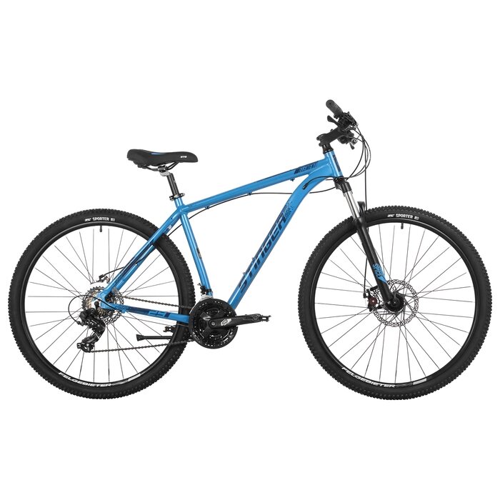 Велосипед 27.5" STINGER ELEMENT EVO, цвет синий, р. 20" от компании Интернет - магазин Flap - фото 1