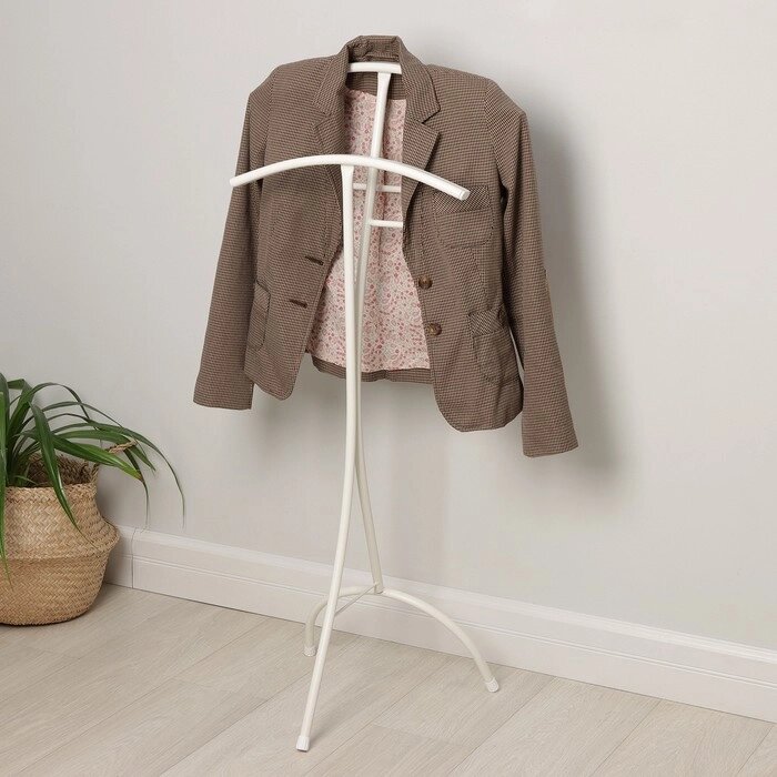 Вешалка костюмная «Слуга», 4736106 см, цвет белый от компании Интернет - магазин Flap - фото 1