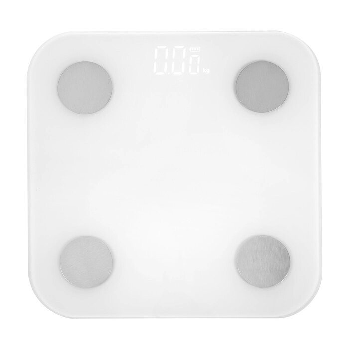 Весы напольные Windigo LVE-030, диагностические, до180 кг, от 3хAAA, стекло, белые от компании Интернет - магазин Flap - фото 1