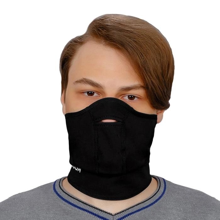 Ветрозащитная маска - подшлемник LYCOSA WINDSTOPPER BLACK от компании Интернет - магазин Flap - фото 1