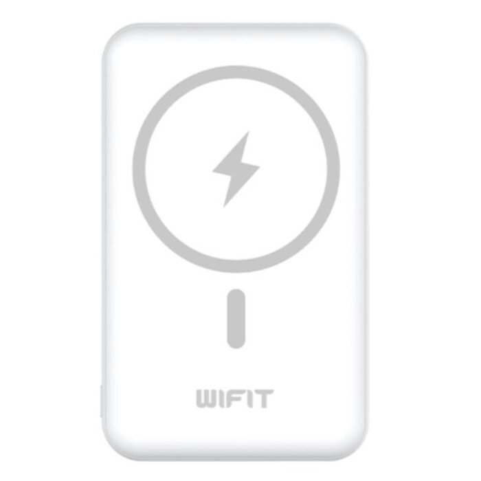 Внешний аккумулятор Wifit WIMAG Pro, 10000мАч, MagSafe, белый от компании Интернет - магазин Flap - фото 1